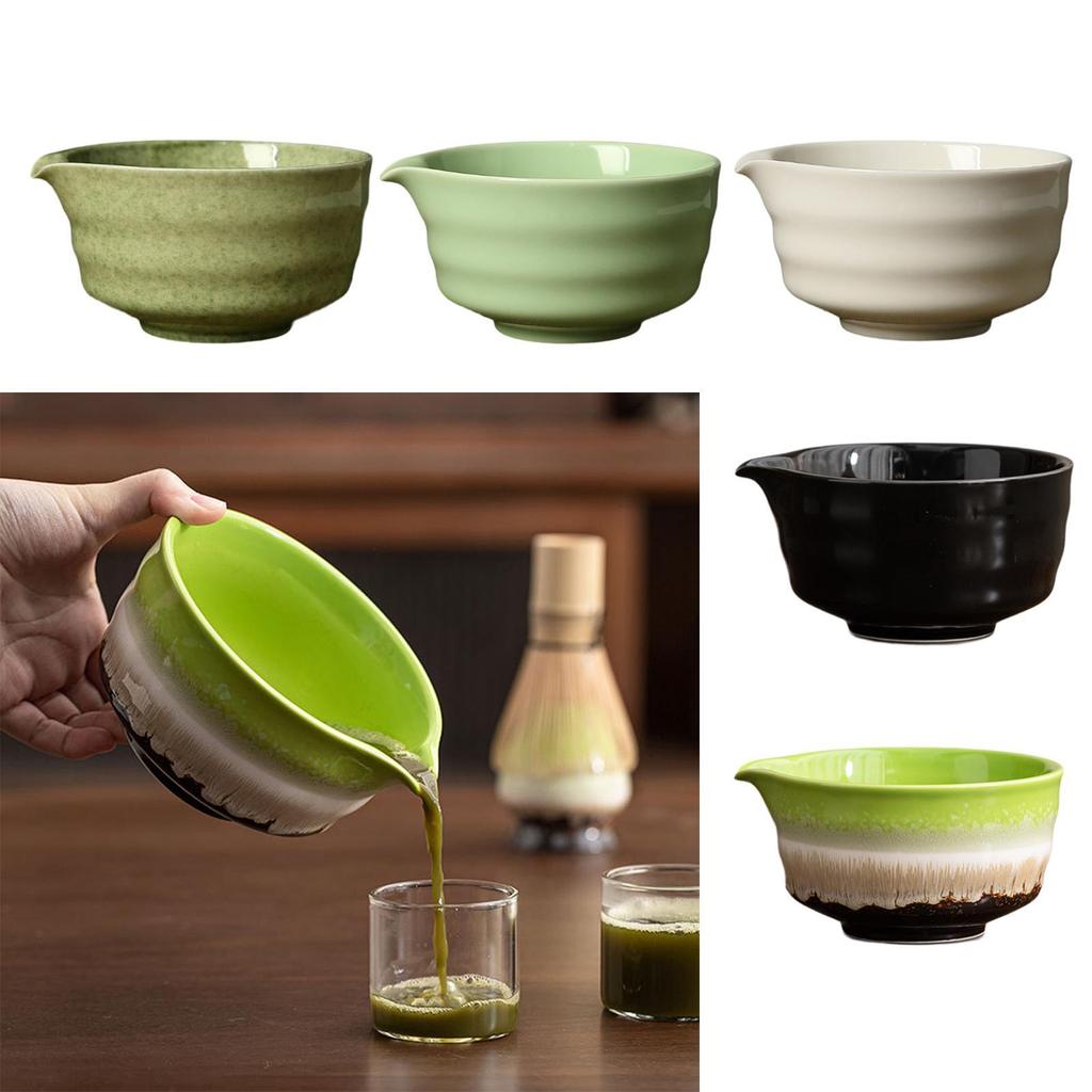 Ceramic Matcha Tea Bowl 450ml for Whisking Matcha Matcha Mixing Bowl for Tea