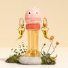 Water Bottle Spout Conversion Cap with Straw Universal Leak-Proof Design Bottle Cap Portable Reusable Bottle Lid Adapter