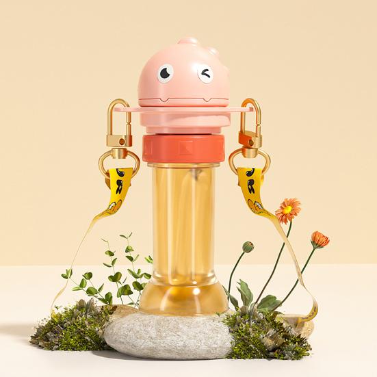 Water Bottle Spout Conversion Cap with Straw Universal Leak-Proof Design Bottle Cap Portable Reusable Bottle Lid Adapter