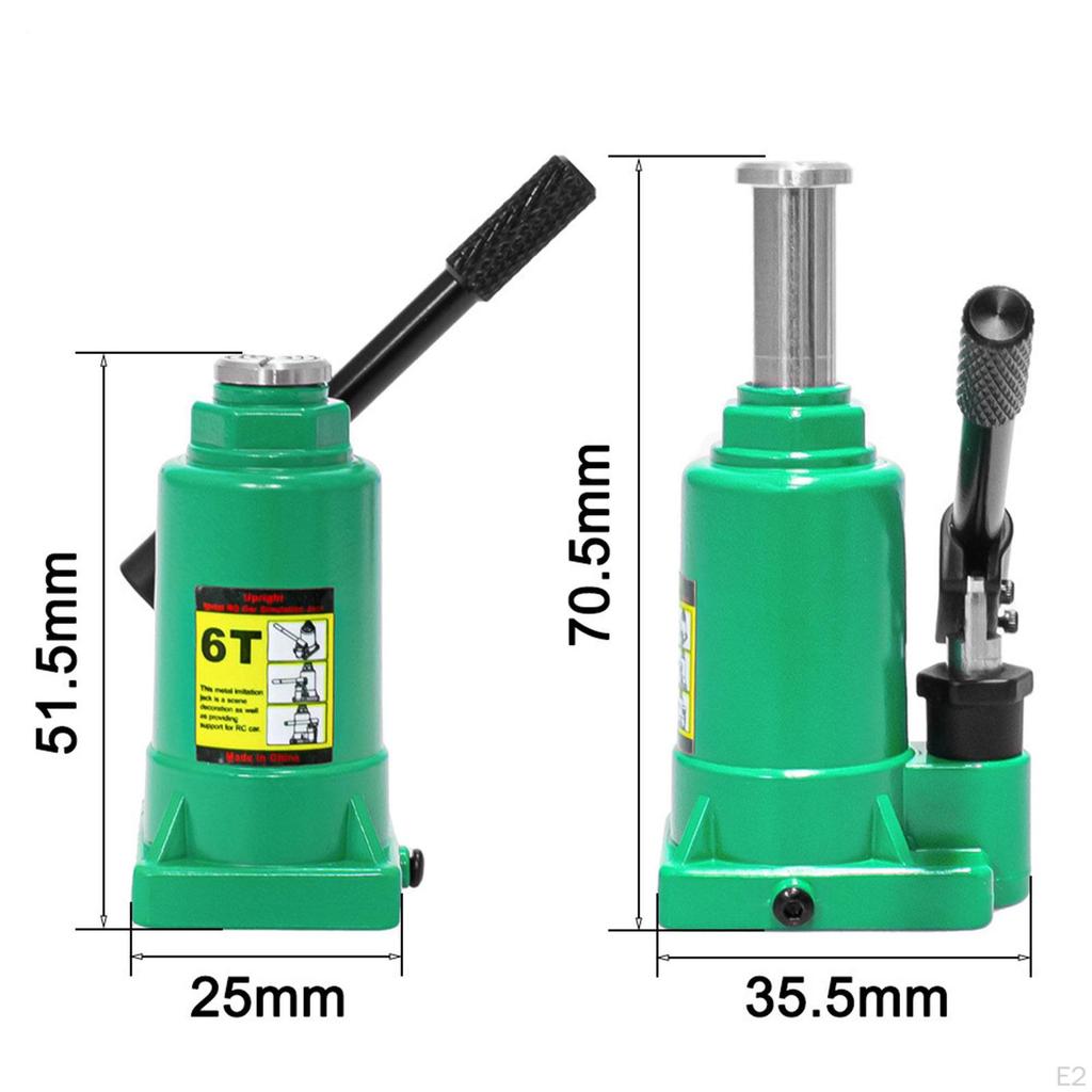 1/8 1/10 RC Crawler Hydrauliczny Podnośnik Jack Akcesoria Kolekcjonerskie Trwałość Symulacja