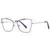 New Style Fashionable Cat-eye Hollow-out Design Anti-blue Light Glasses