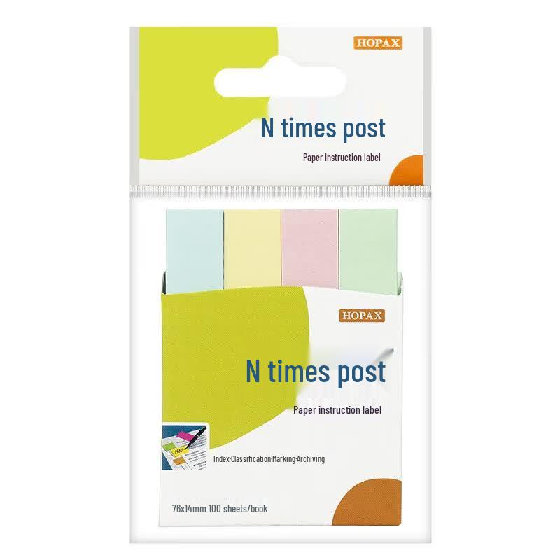 STICKN Fluorescent Index Sticky Notes