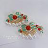 Elegant National Style Auspicious Clouds Blue Hair Clip - Exquisite High-Class Hairpin for Women