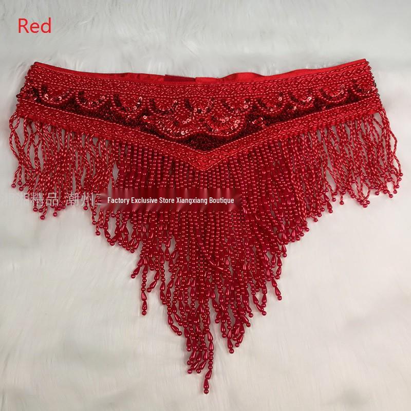 Women's Sequin Tassel Belly Dance Belt - Beginner Performance Waist Chain