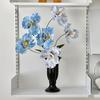 Iris Artificial Flower Realistic Faux Iris Flowers 33" Soft Fabric Indoor Outdoor Decor for Wedding Bridal Bouquets