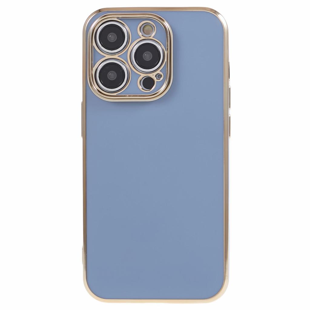 For iPhone 16 Pro Case TPU Slim Fit Shockproof Phone Cover 6D Electroplating