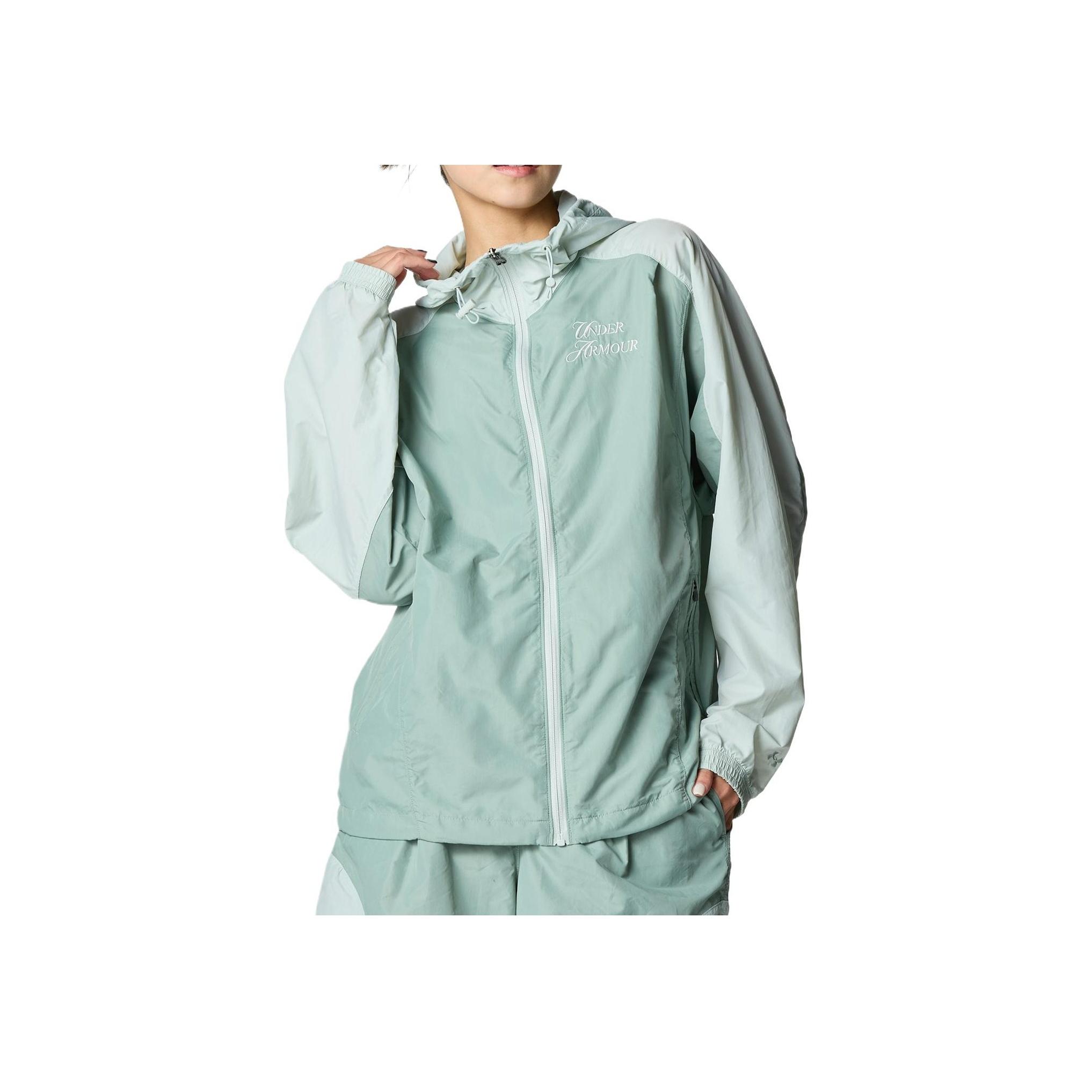 

Under Armour Fashionable Comfortable Trendy Minimalist Jacket Women jackets Washed-Green 6005950-348 M