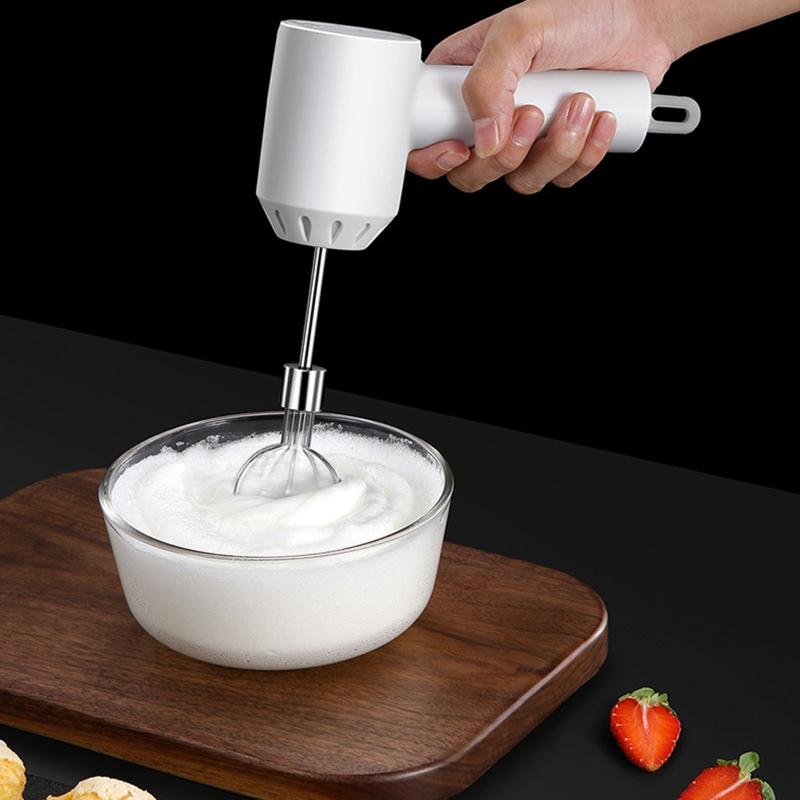 USB Rechargeable Electric Whisk Egg Beater Coffee Blender Household Milk Shaker Mixer Frother Foamer Food Blender