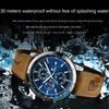 New Top Brand Multi-function Waterproof Men's Watch New Sports Quartz Calendar Watch