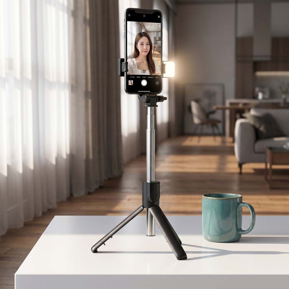 360° Rotating Telescopic Selfie Stick 70cm Selfie Stick Tripod Bluetooth Selfie Stick Travel