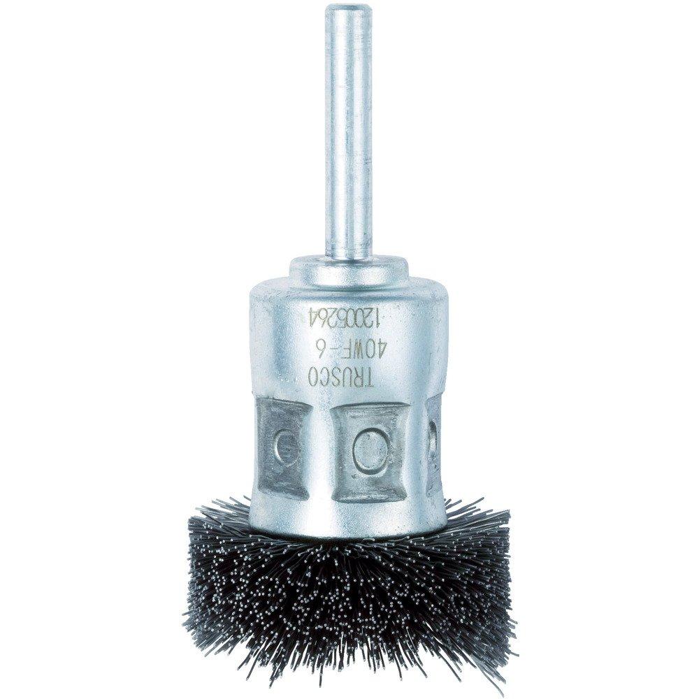 TRUSCO Wire 40mm Flower-Shaped Brush, Diameter, 40WF-6