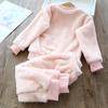 Pysjamassett for barn Flanell Høst og Vinter Tykket Jenter Hjem Barnas Coral Fleece Babypysjamas