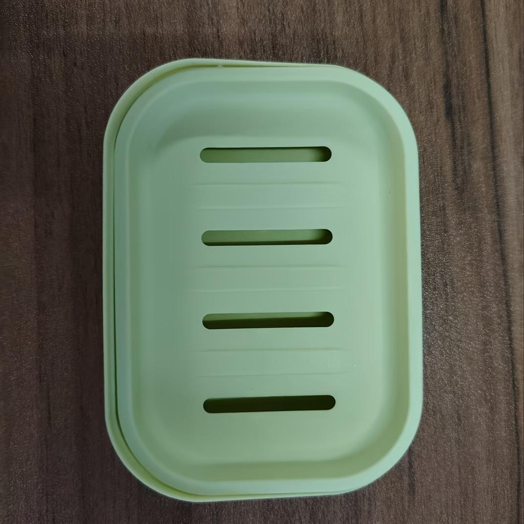 1pc Double Layer Creative Soap Box, Portable Outdoor Travel Soap Container Soap Holder Bathroom  Soap Dish Holder