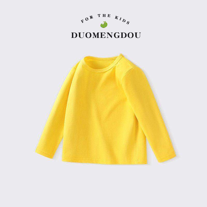 Girl Long Sleeves T-Shirt Spring and Autumn Baby Pure Cotton round Neck Pullover Tops Kids Strawberry Bottoming Shirt Clothes