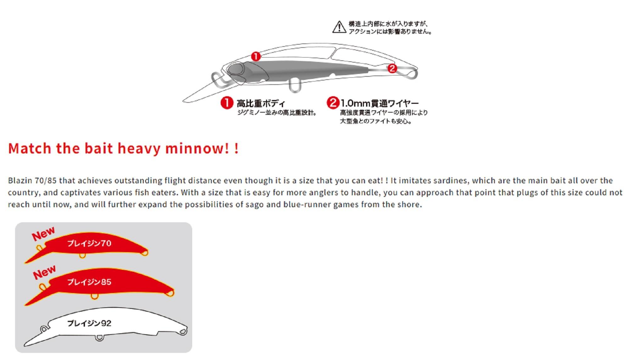 Leurre Spinning Duo ROUGH TRAIL BLAZIN 85 Minnow ANAZ173 BAR Leurre Appât
