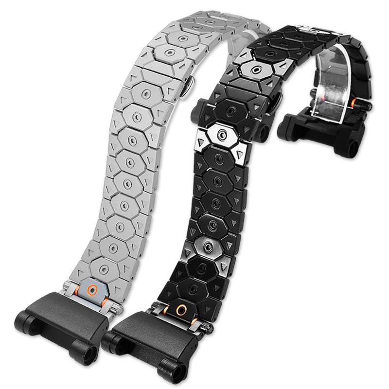 For CASIO Sixth Generation Frogman 3445 GWF-D1000B Series Modified Steel Strip Metal Stainless Steel Trendy Watch Strap