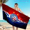 1 pièce Serviette de plage Design Blason FC Bahia, Serviette de plage Microfibre, Parfaite Pour Piscine, Plage, Voyage, Décoration d'intérieur Fête de plage Cadeaux pour fans