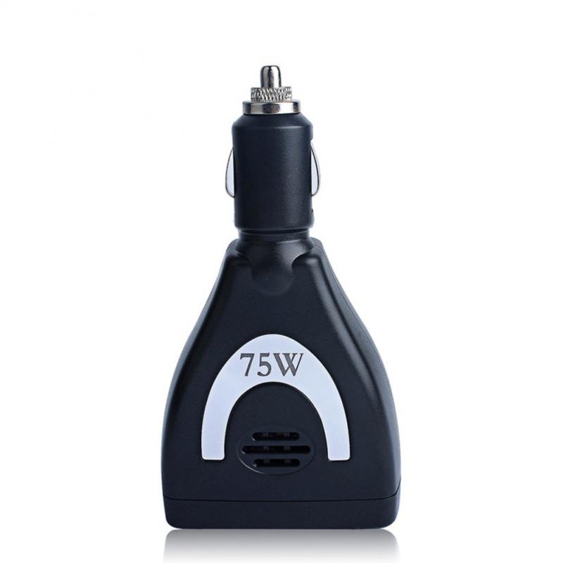 

Автомобильный инвертор, практичный 12 В - 220 В, автомобильные аксессуары, адаптер питания, инвертор, портативный 75 Вт, автомобильные принадлежности, автомобильный преобразователь мощности, инвертор