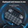 I8 Mini Kablosuz Klavye 7 Renk Arkadan Aydınlatmalı Rusça Fransızca İspanyolca Portekizce Arapça 2.4G Hava Fare Uzaktan Kumanda Android TV Kutusu PC için