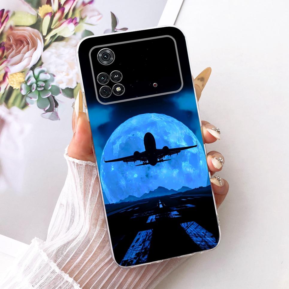 For Xiaomi Poco M4 M4Pro M4 Pro 4G 5G Phone Case Chinese Dragon Cute Cat Cartoon Pattern Casing Soft Clear Silicone Back Cover