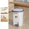 Trash Can With Lid Kitchen Standing Trash Can Large-Capacity Bin Dustbin Bathroom Bucket Toilet Wastebasket Household Items