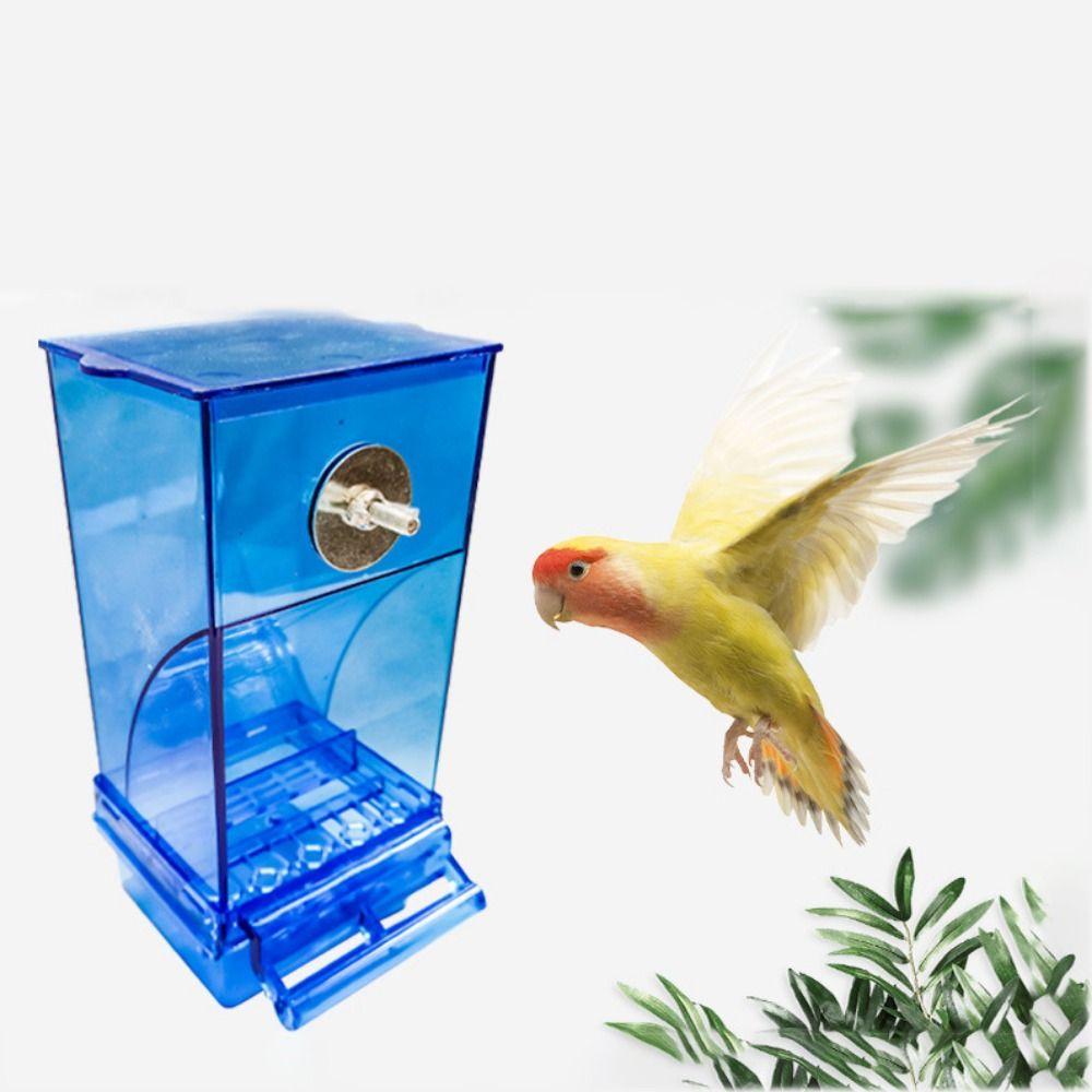 Splashing for Smail Bird Parakeets Food Container Bird Cage Accessories Bird Feeders Feeder Bowls