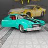 NEW 1:24 Chevrolet Chevelle 454 1970 Alloy Racing Car Model Sound and Light Pull Back Children's Toy Collectibles Birthday gift