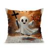 Retro Halloween Cushions Pillowcase Polyester Cushion Cover Throw Pillow Sofa Decoration Pillowcover Home Room Decor