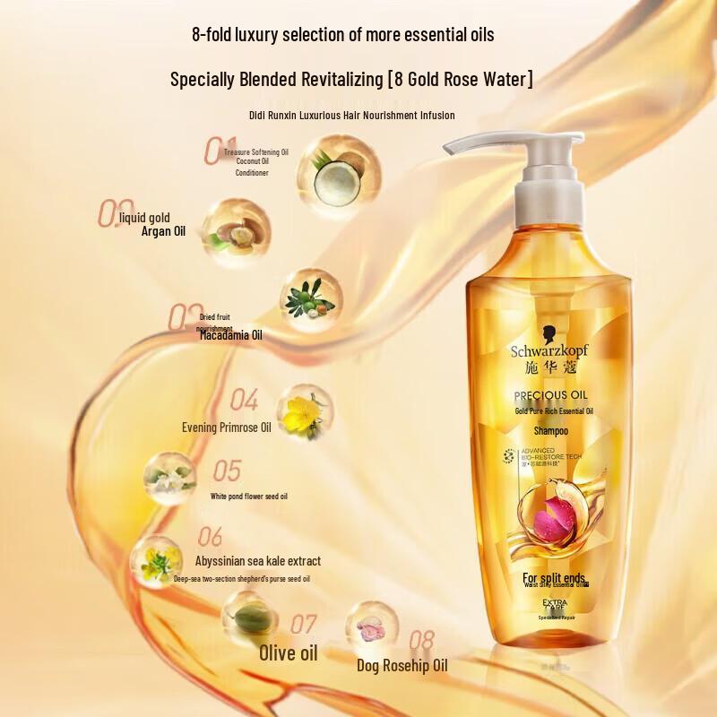 Schwarzkopf Gold Oil Smooth & Shine Hair Conditioner 600ml