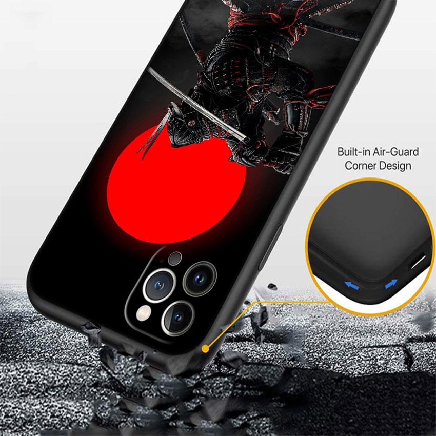 PP41 Japan Samurai Mask Soft Shell Phone Case for Xiaomi Xiaomi Poco M4 M5 M6 M7 X3 X6 X7 F8 Ultra Pro GT NFC