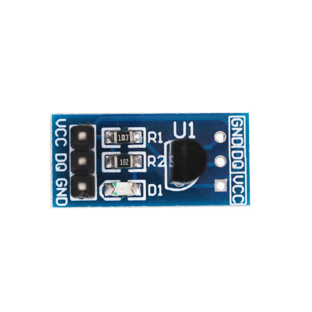 DS18B20 Temperature Sensor Module and Control Switch Development Board