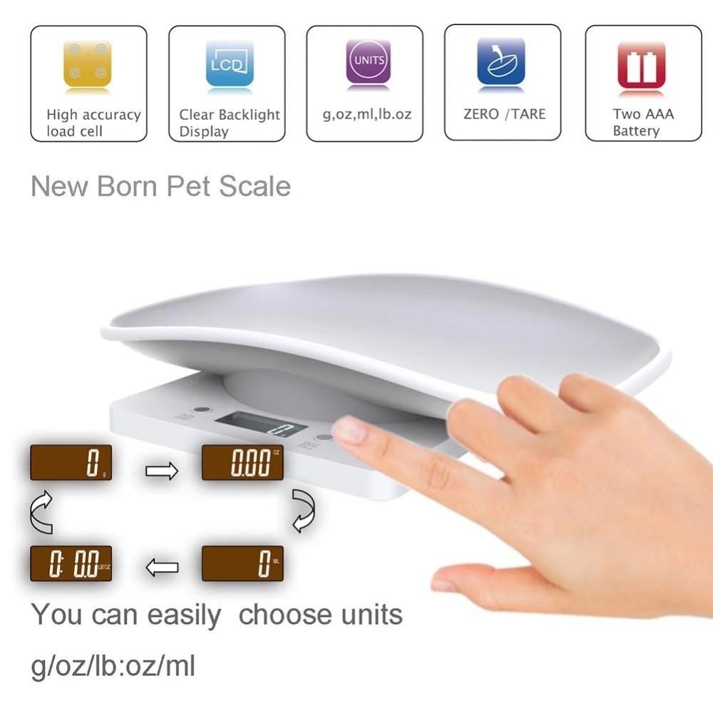 Grams Weight Small Animal Scale Precision Pet Electronic Scale Digital Pet Scale  Small Pets