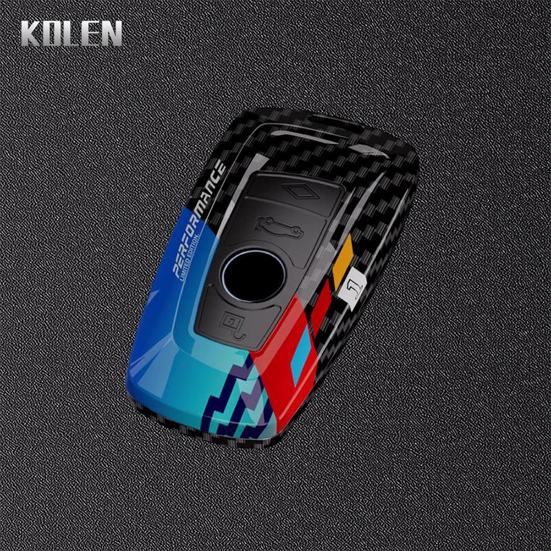 ABS-Kohlefaser-Autoschlüsselgehäuse-Abdeckungsschale für BMW 1 3 5 7 Serie X1 X3 X4 X5 X6 G20 G30 F15 F16 G01 G02 G05 F10 F20 F30 G07 F34