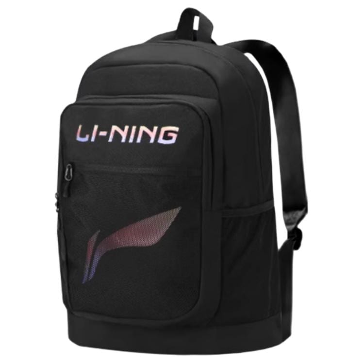 Li Ning Polyester Backpack Regular Unisex Black YBSU033-1