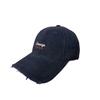 Retro edging soft top baseball cap early autumn new washed old craft embroidered cap versatile hat