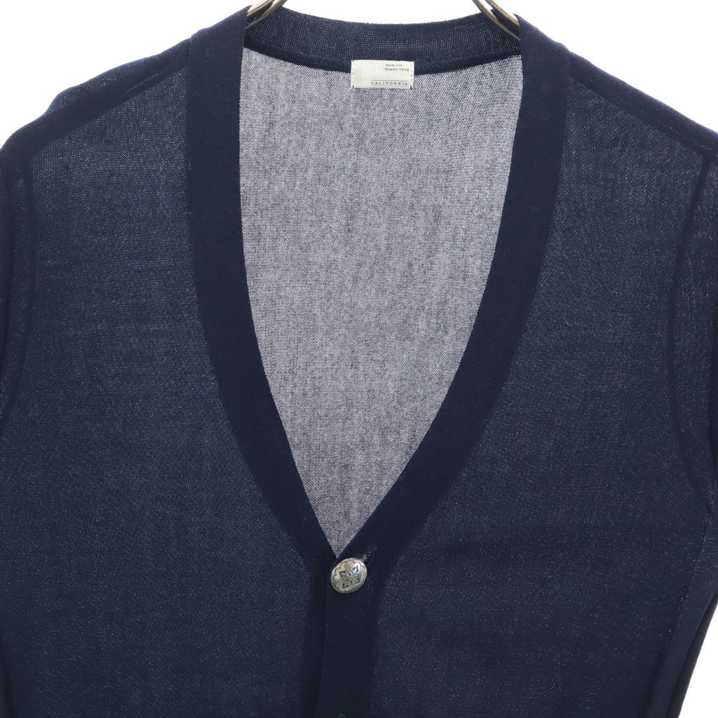 Ron Herman Made In Japan Long Sleeve V Neck Knit Cardigan L Concho Button Women Used