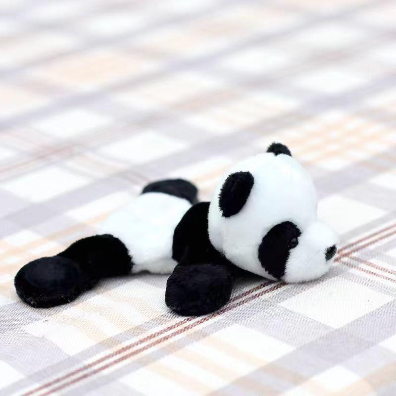 Chinese Raccoon Plush Refrigerator Stickers Cute Creative Little Panda Post-it Notes Magnetic Sticke Refrigerator Stickers Decor