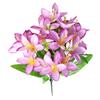 1 Bouquet Simulation Lily Flower Photography Props Plastic Artificial Flower Wedding Home Decoration Living Room Desktop Decor