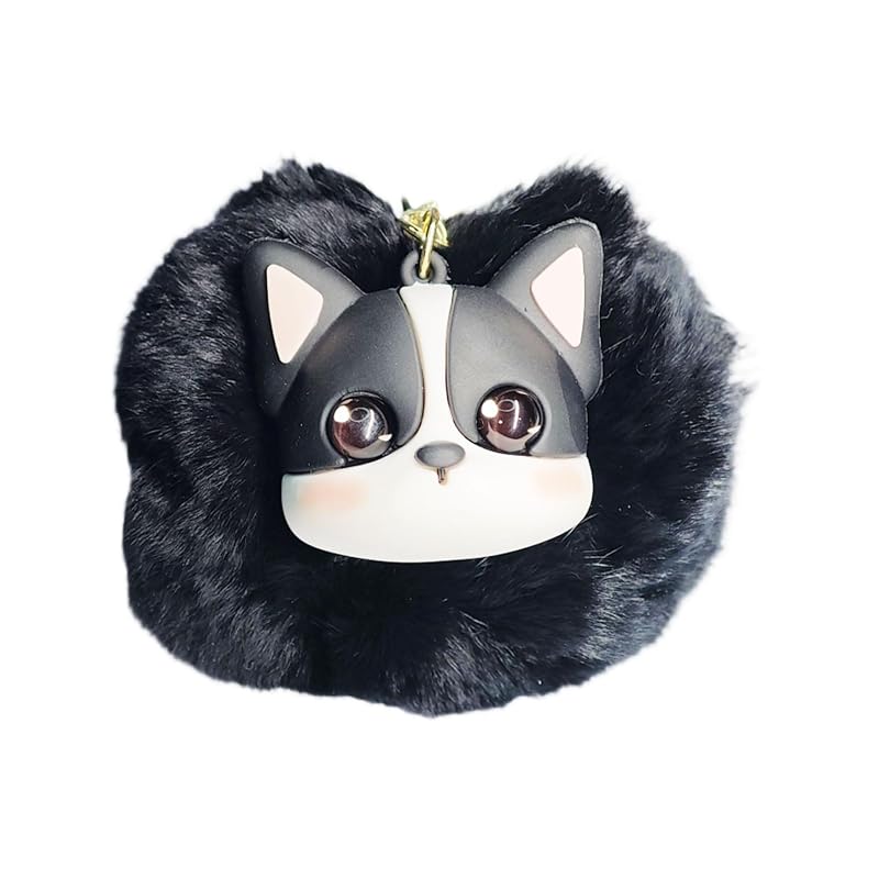

[Pandachilla] martyra Super cute dog bag charm key ring (border collie)