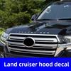 Land Cruiser 3D ABS Letters Sticker For 2021-2023 Toyota Land Cruiser 300 LC300  VXR GXR Hood Emblem Badge Exterior Modification