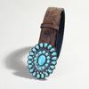 Girl Belt Cowgirl Embossed Waist Belt Rock and Roll Retro for Jeans Dress
