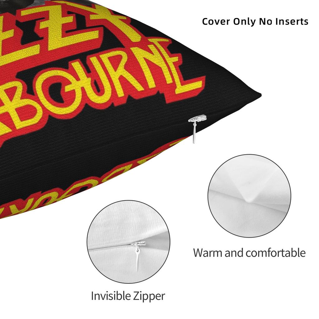 Ozzy Osbourne Pillowcases Kawaii Pillow Case For Sofa Home Decoration Design Pillow Cover
