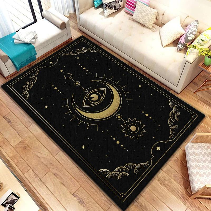 Scale of Justice Magic Astrology Esoteric Carpet for Living Room Rug Bedroom Kitchen Mats Anti-Slip Rugs Yoga Mat Decorative Rug