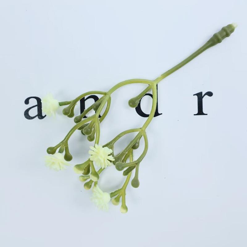 

Simulation Gypsy Flower Head Flower Accessories Gypsy Plastic Flower Art Handmade Diy Home Decoration, Props светло-желтого