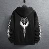 Men's Loose Casual Pullover Hoodie Street Fashion Printed Top