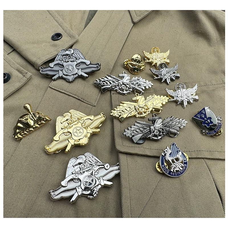 

USNAVY badge, military fan metal commemorative badge, new model.