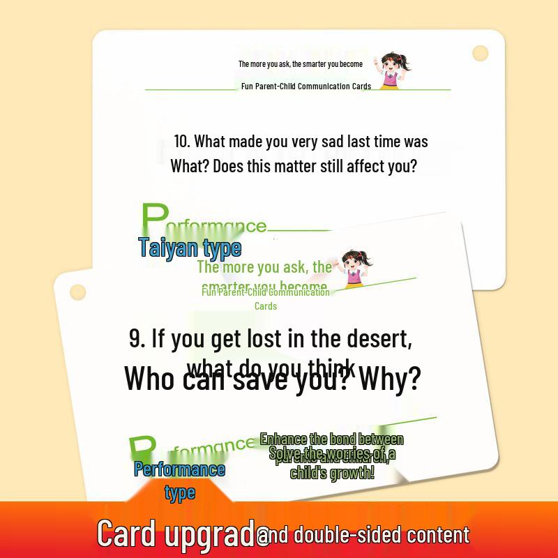 Kids' Interactive Learning & Communication Cards: Fun Parent-Child Educational Toy for Bedtime and Early Education