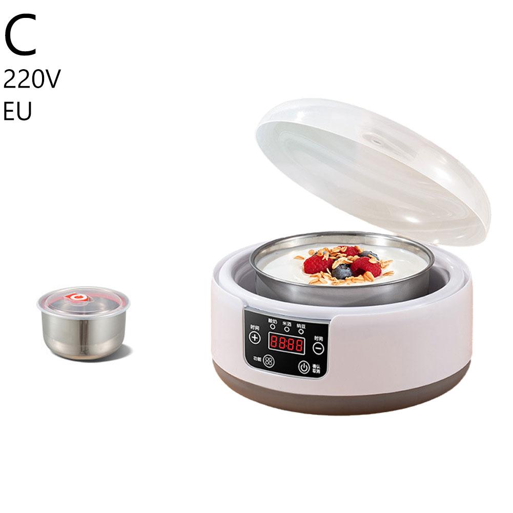 

1.2L Automatic Yogurt Maker Machine Constant Temperature Control Low Noise Natto Maker DIY Yogurt Tool 304 Stainless Steel Liner