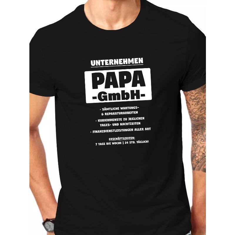 

European Size Men s German Style Short Sleeve T-Shirt - Casual Round Neck Summer Top with German Text Print, Machine Washable Breathable Shirt 4XL чорний