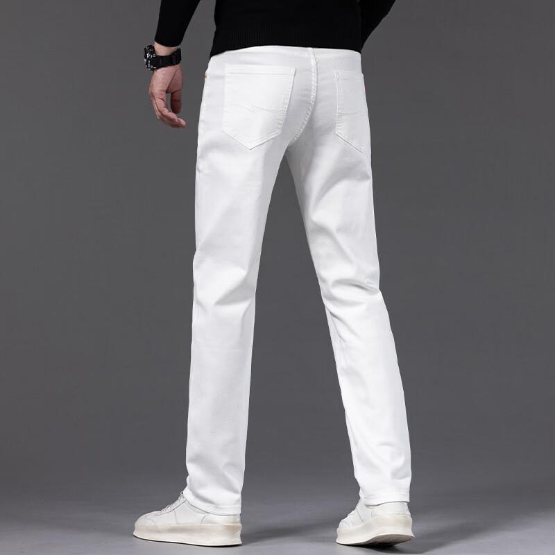 DK Men's Loose Straight Fit Denim Jeans